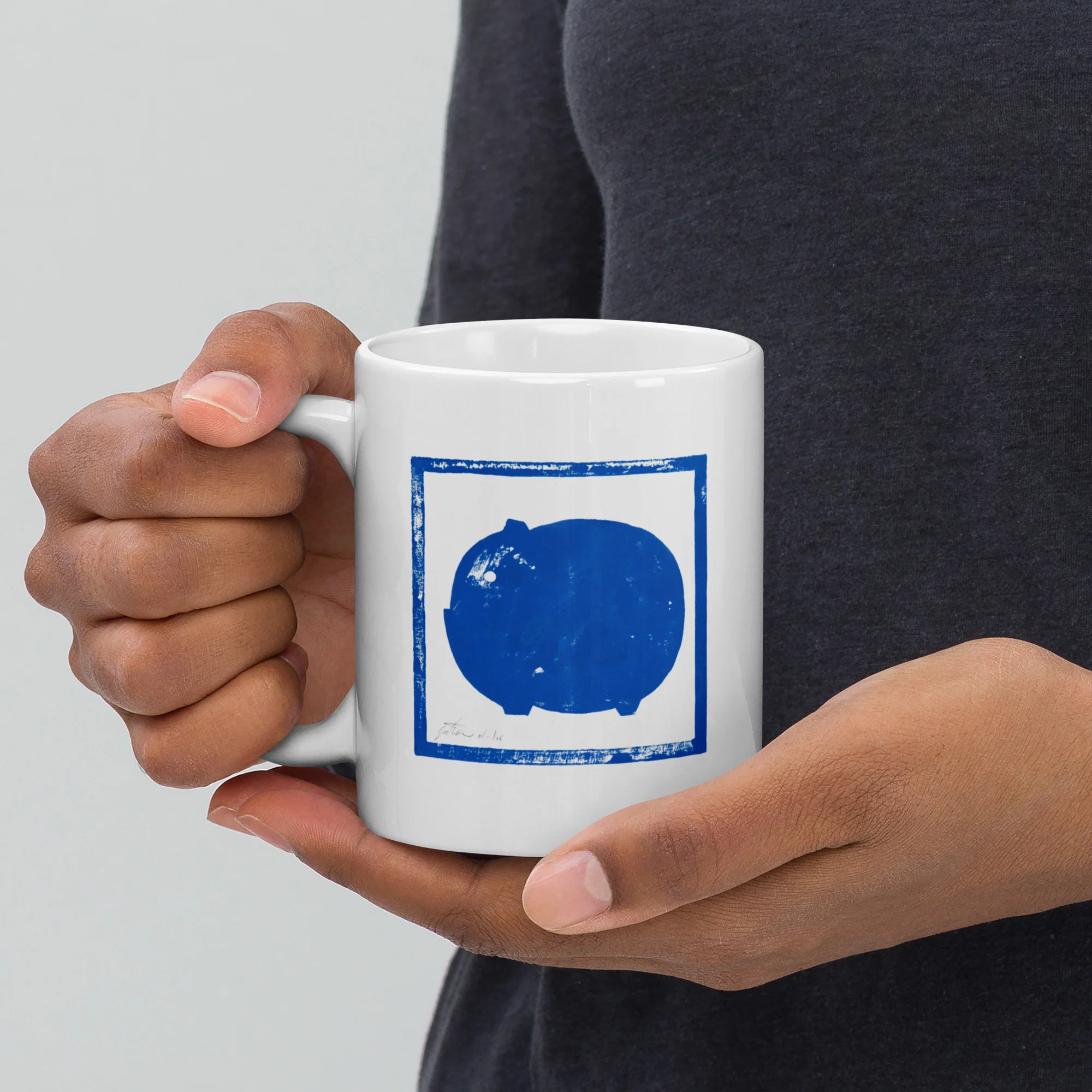 Blue Pig, Farmhouse Series - Image 2
