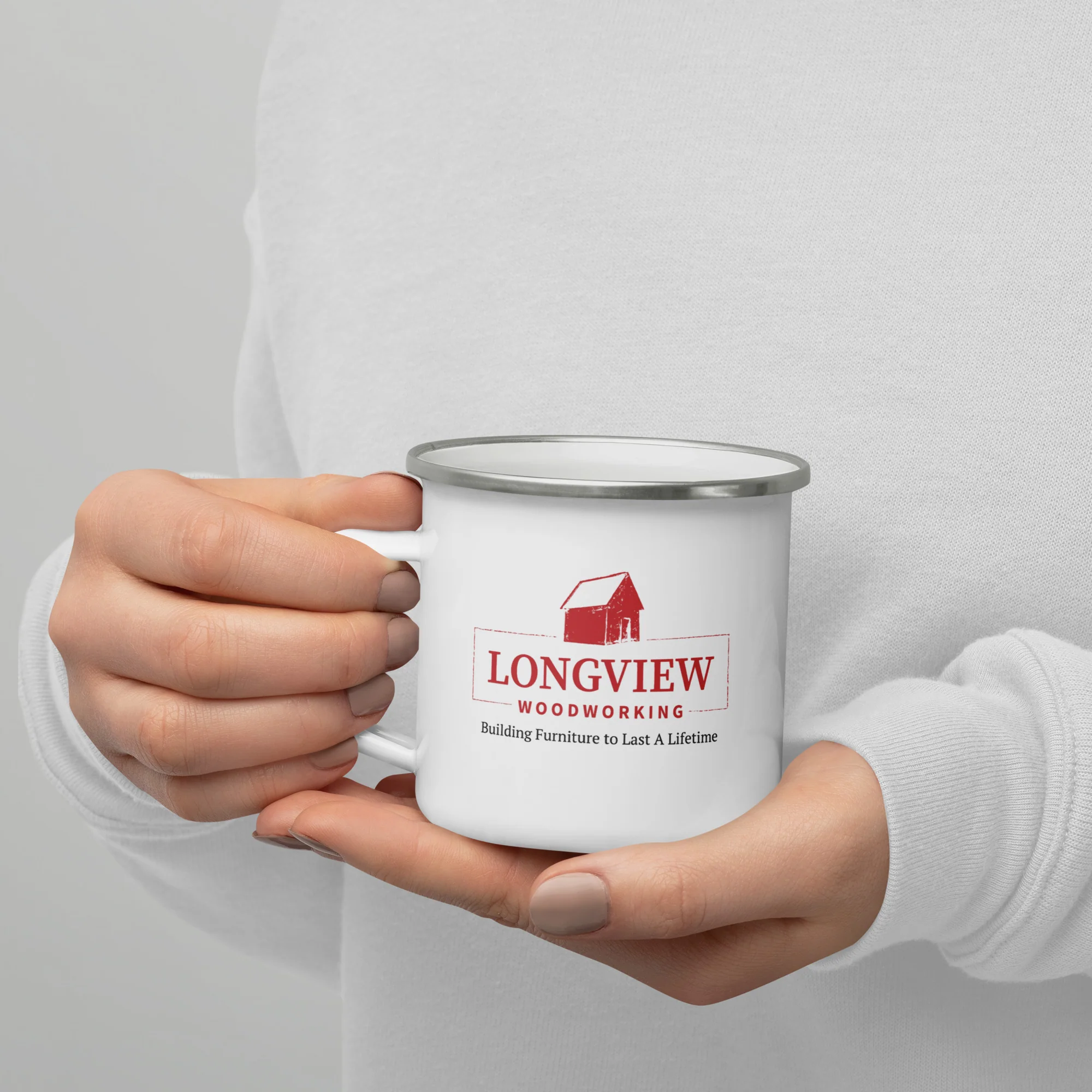 Do Good Work Enamel Mug - Image 3