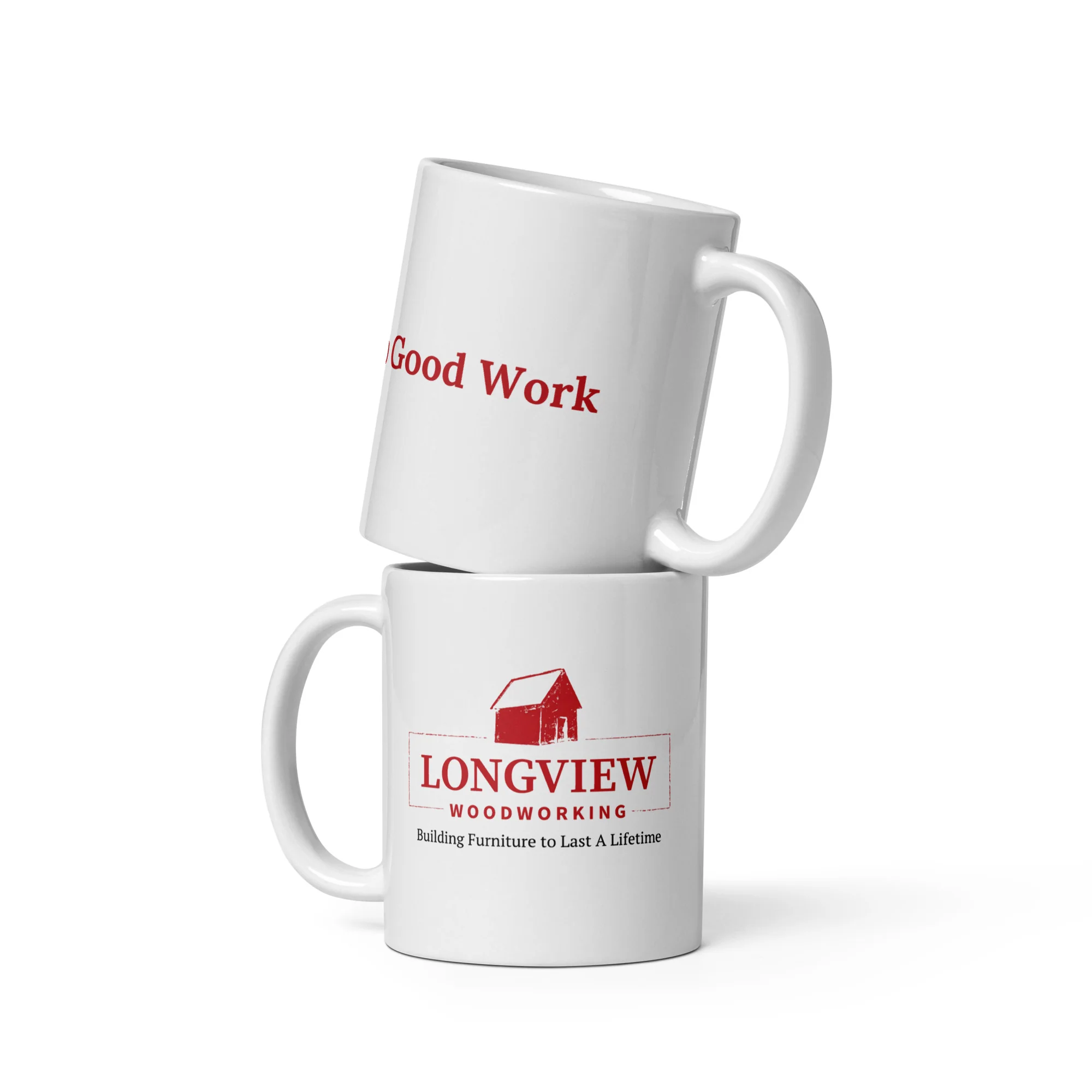 Do Good Work White Glossy Mug