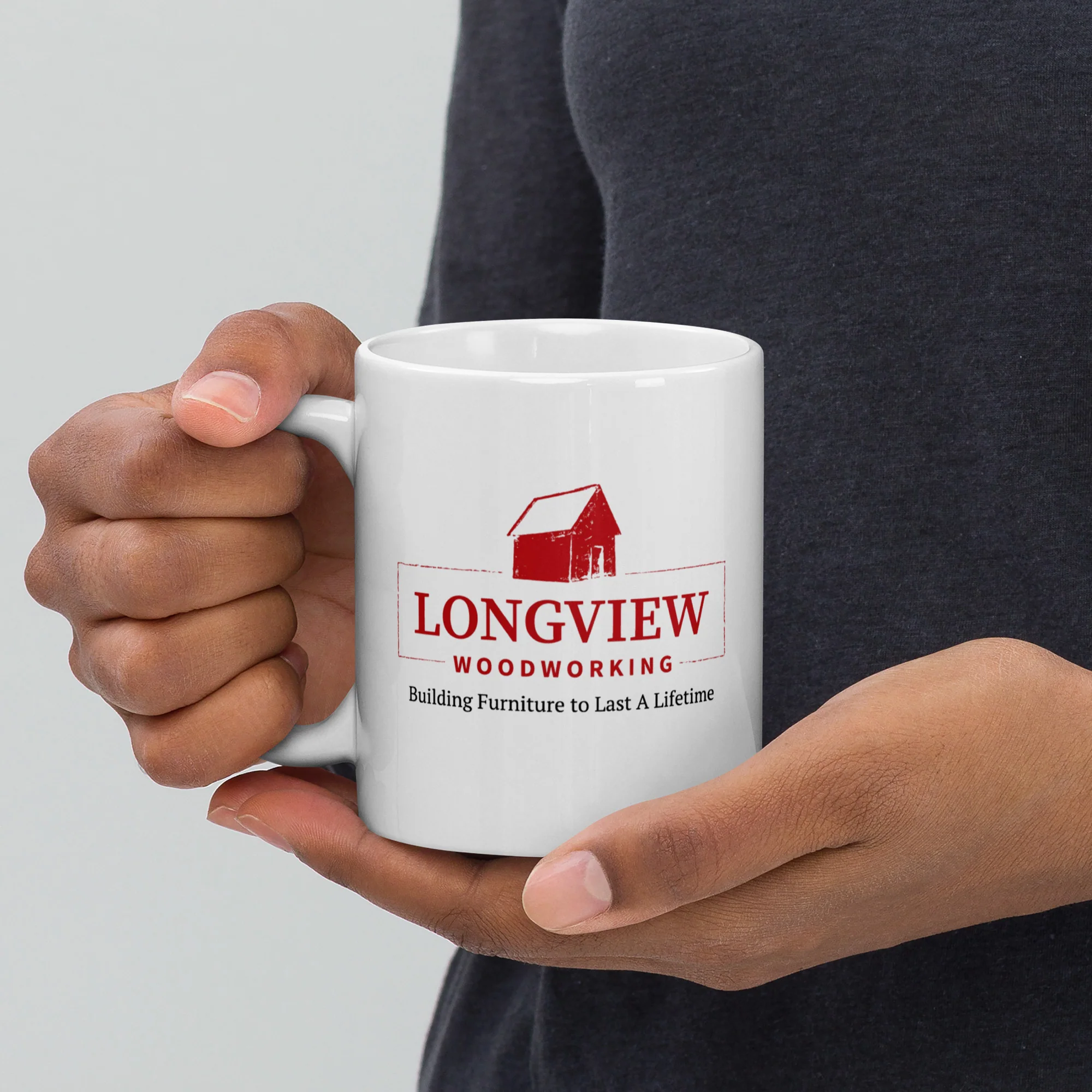 Do Good Work White Glossy Mug - Image 2