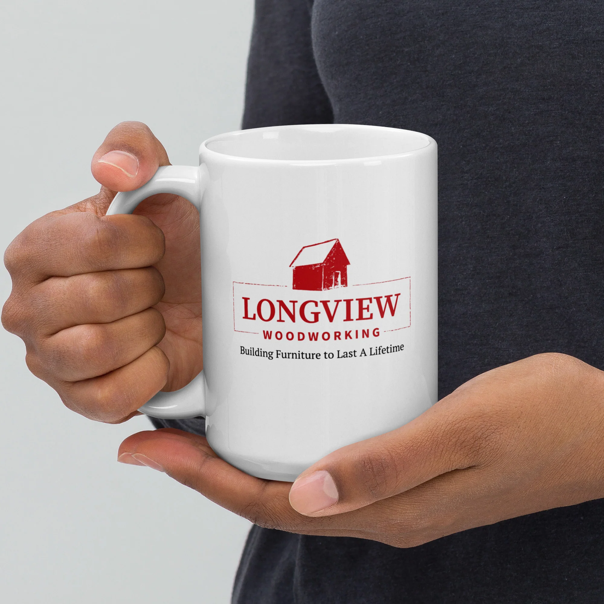 Do Good Work White Glossy Mug - Image 3