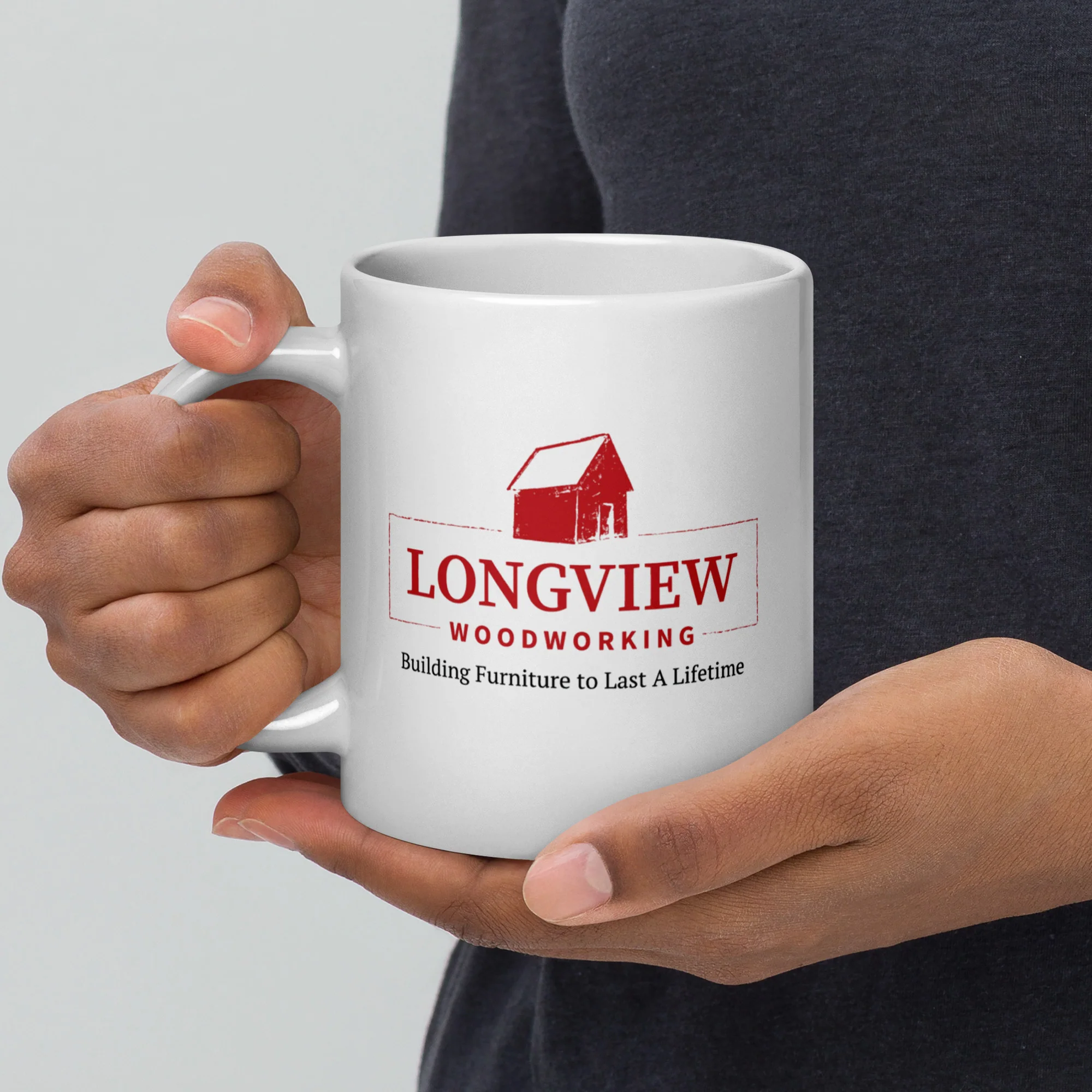 Do Good Work White Glossy Mug - Image 4