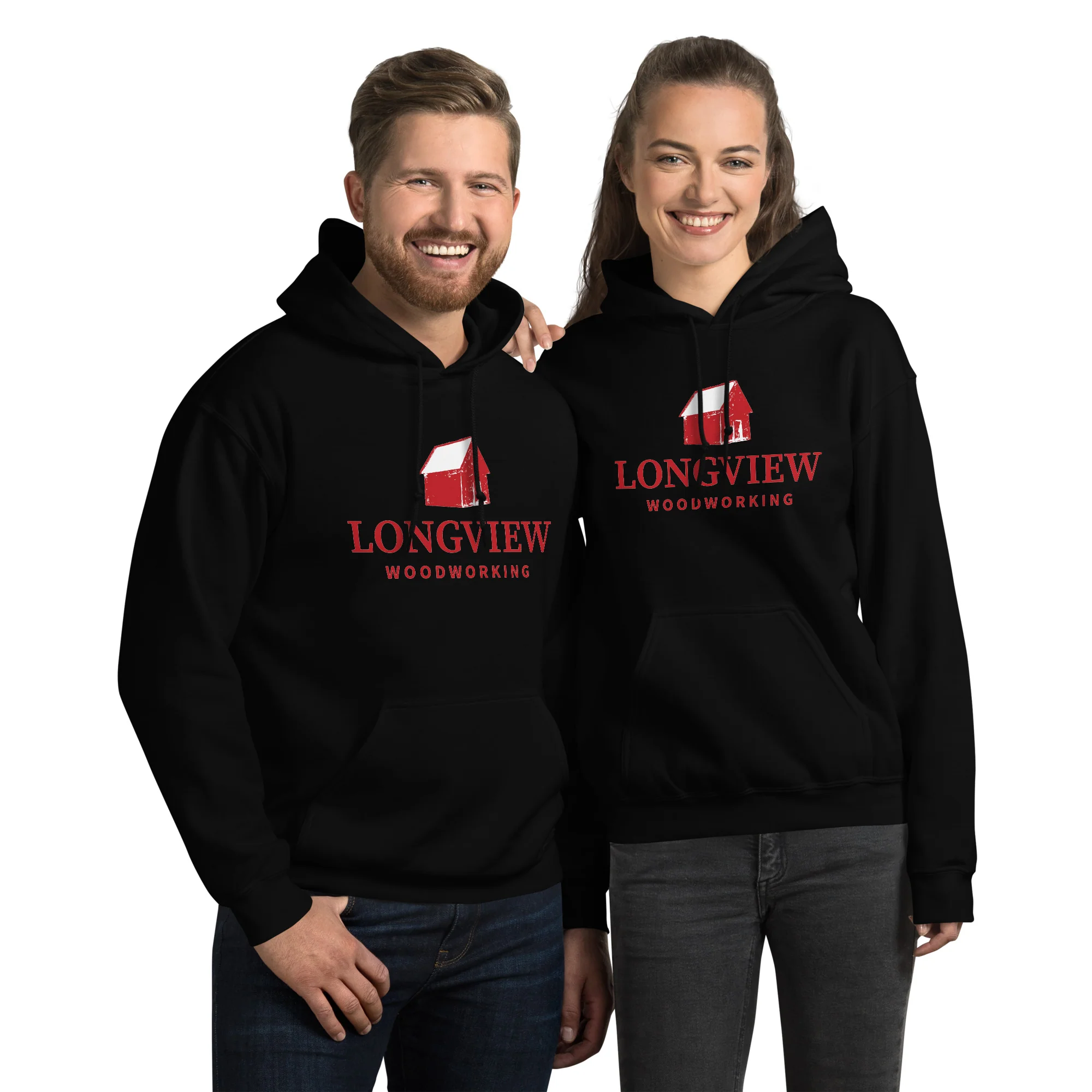 Longview Woodworking Unisex Hoodie - Image 3