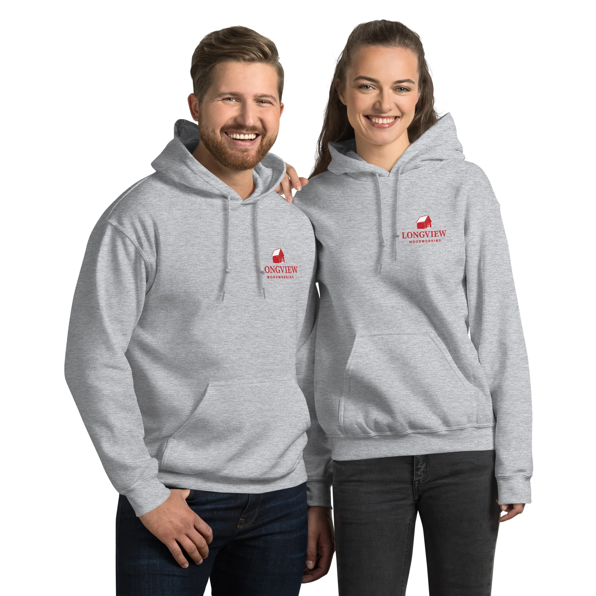 Longview Woodworking Unisex Hoodie - Image 6
