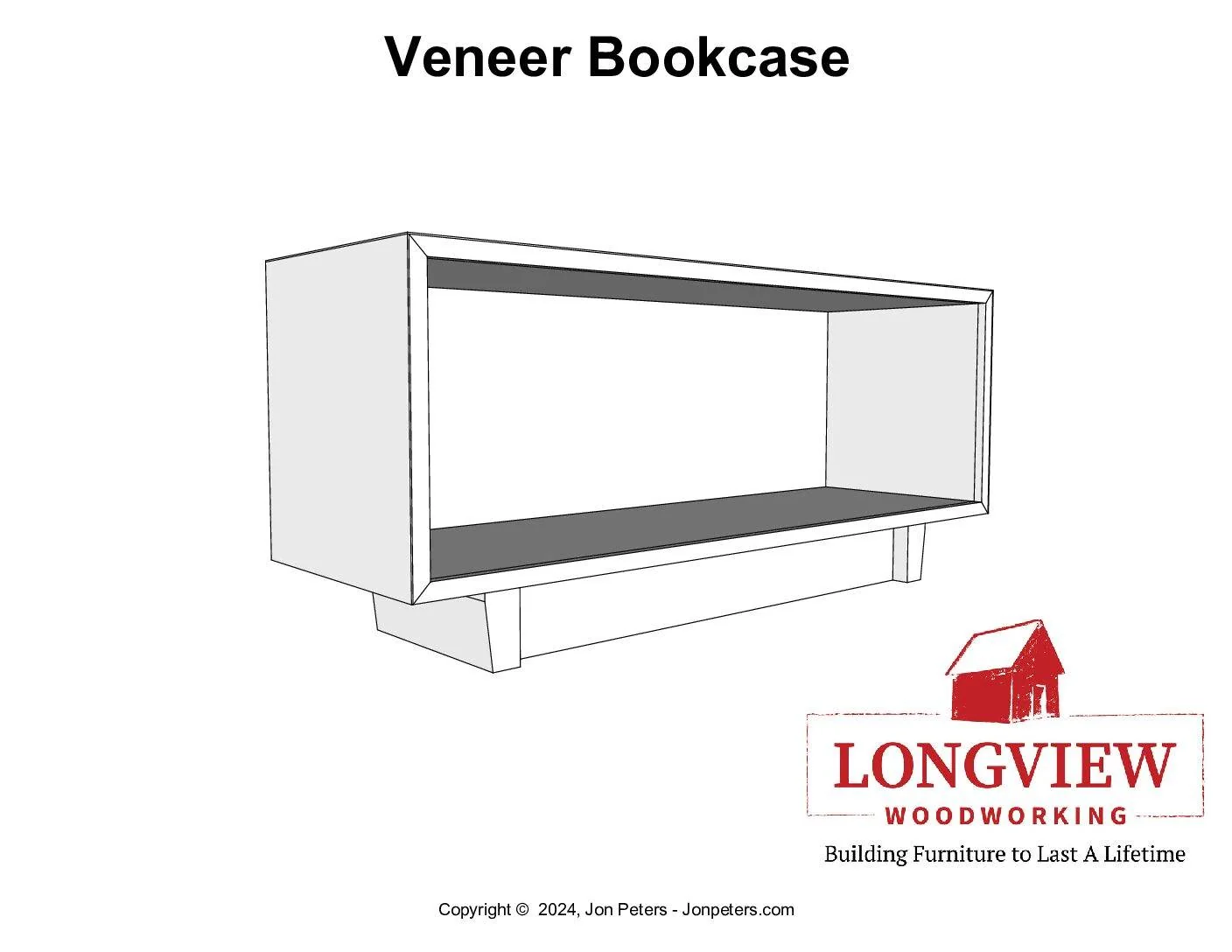 Veneer Bookcase Plans