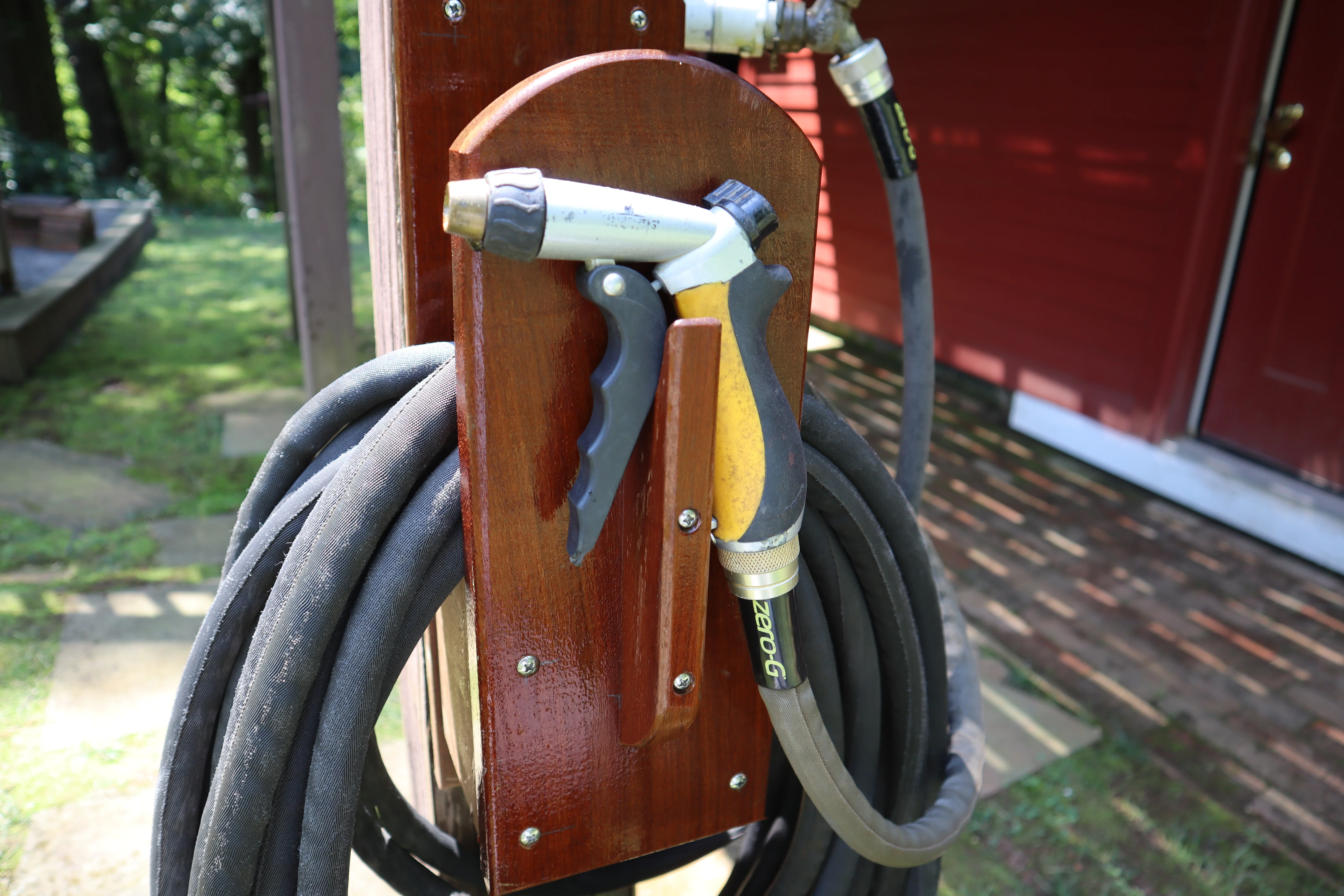Wooden Hose Holder Plan